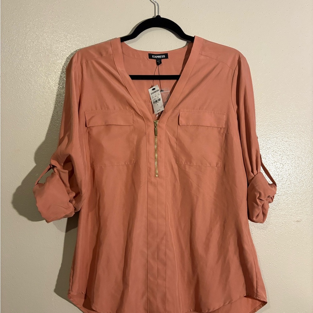 NWT - Express Women's Pink Blouse